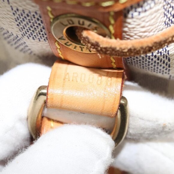 LOUIS VUITTON Damier Azur Noe Shoulder Bag N42222 LV Auth 123746 - Picture 12 of 16